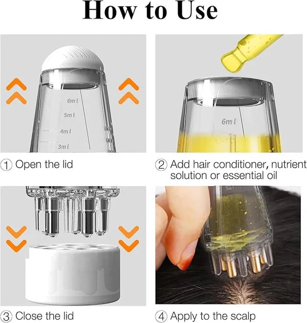 Scalp Applicator Hair Oil Comb