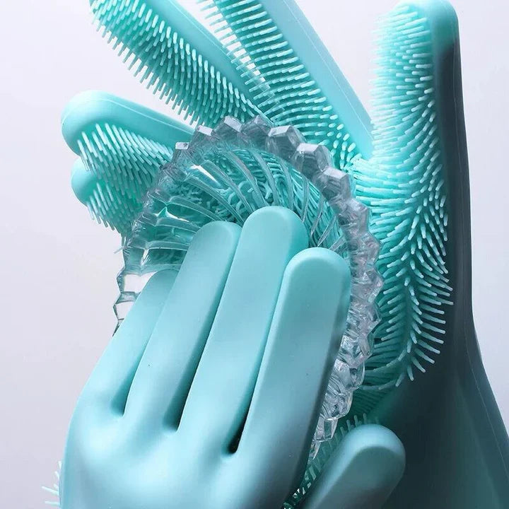 Magic Silicone Washing Gloves